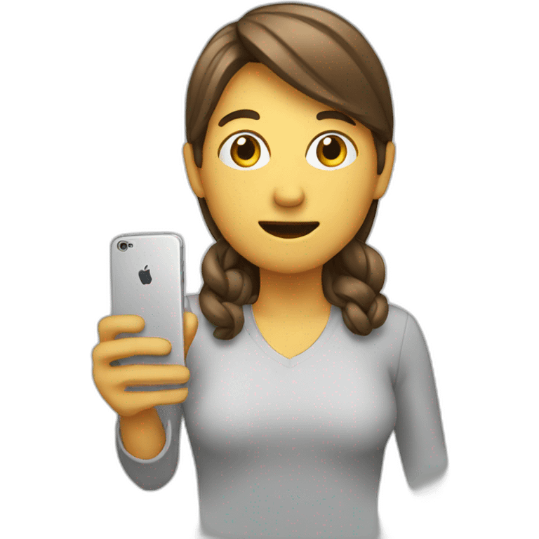 person with phone emoji