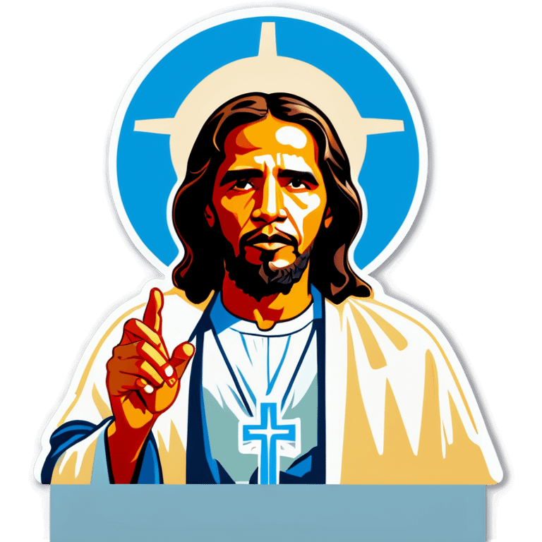 Obama Jesus  emoji