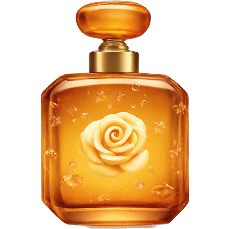 perfume bottle amber romance emoji