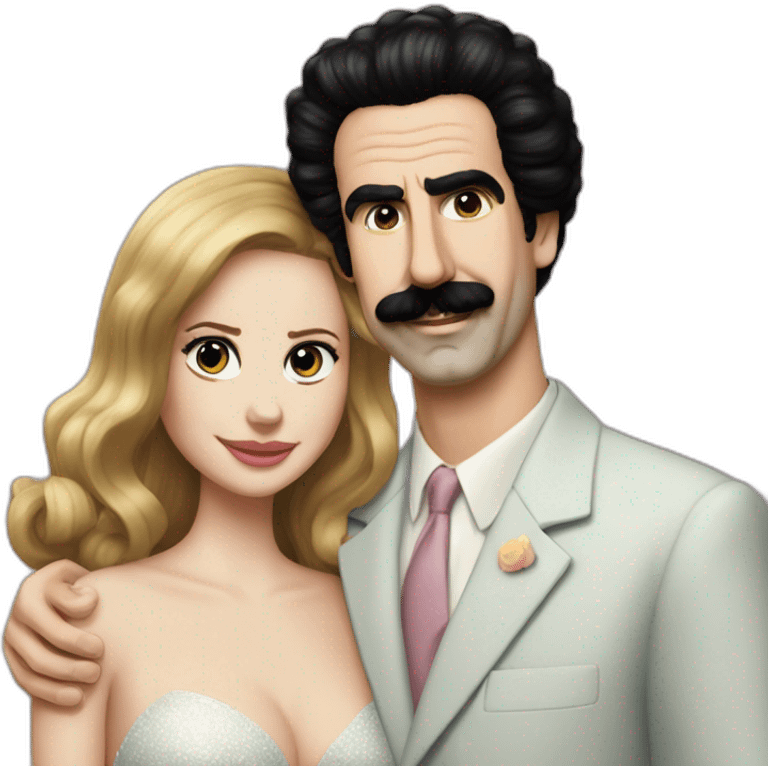 borat hugs lana del ray emoji