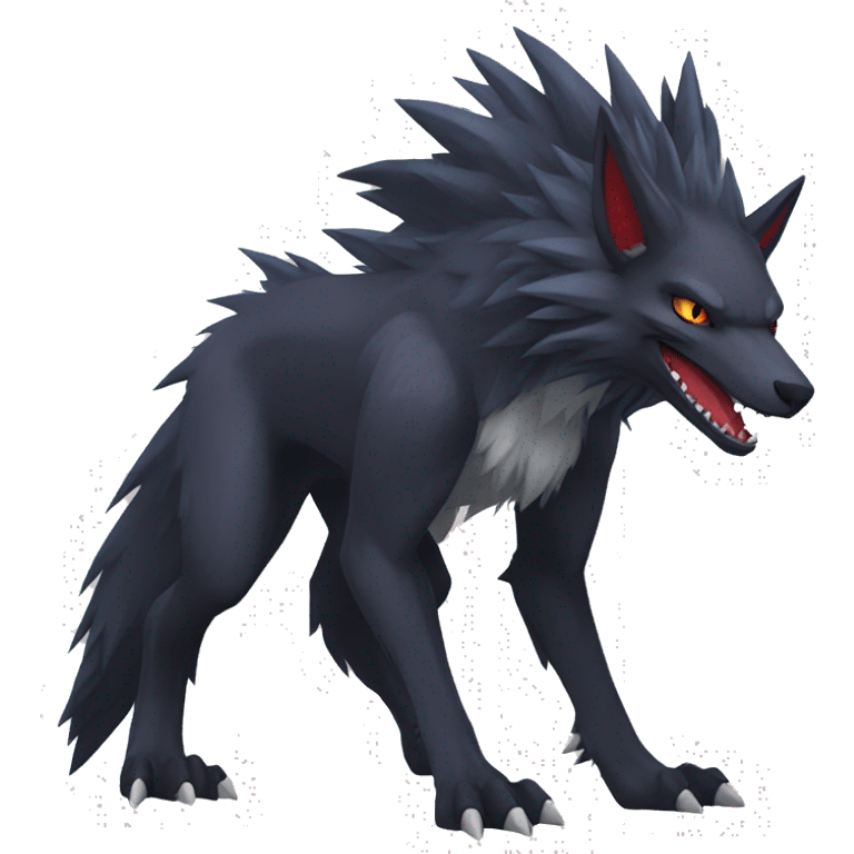 Nargacuga-Zoroark-Sergal full body emoji