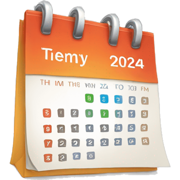 calendar dicember 2024 emoji