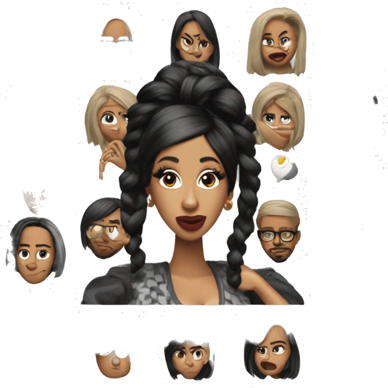 cardi b  emoji