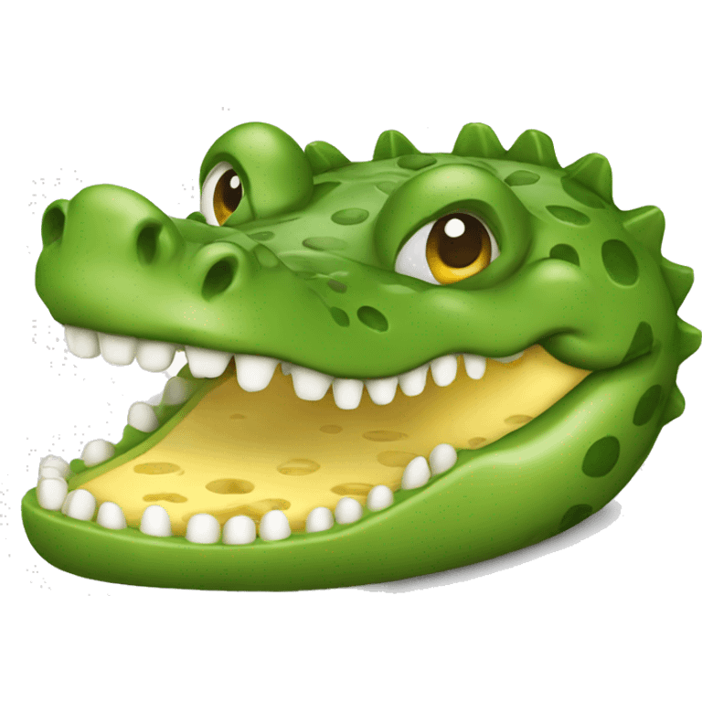 crocodile cheese emoji