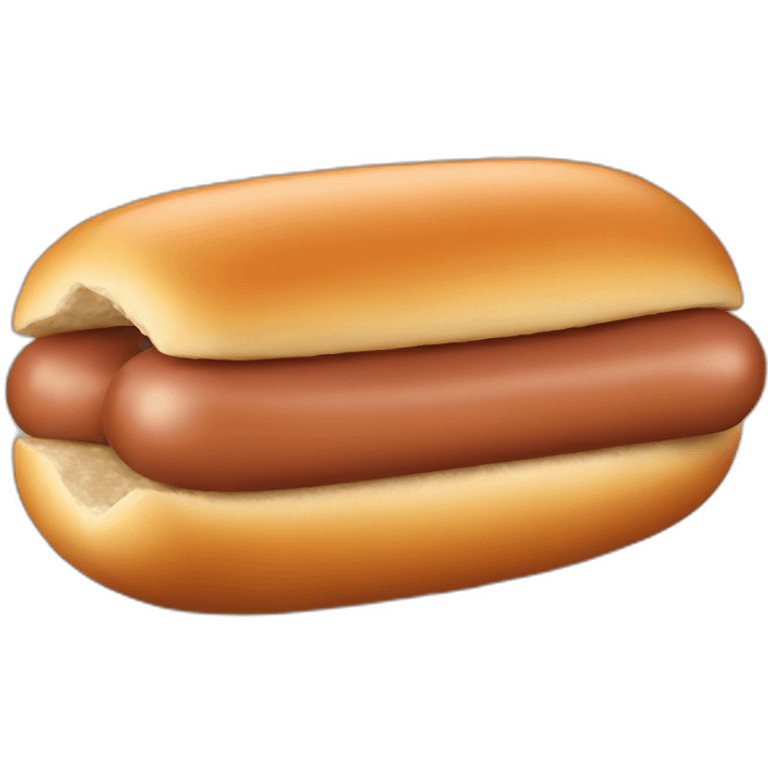 Sausage bun emoji