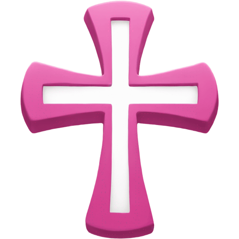 pink cross emoji