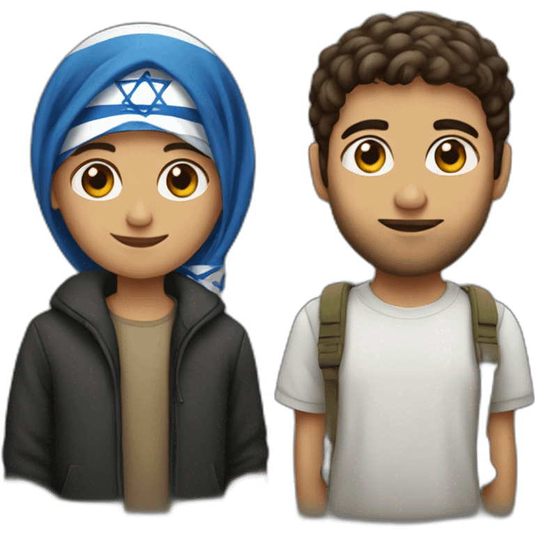 israeli and palestinian emoji