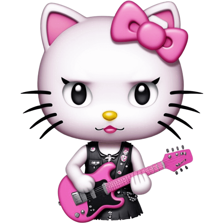 punk rock hello kitty  emoji