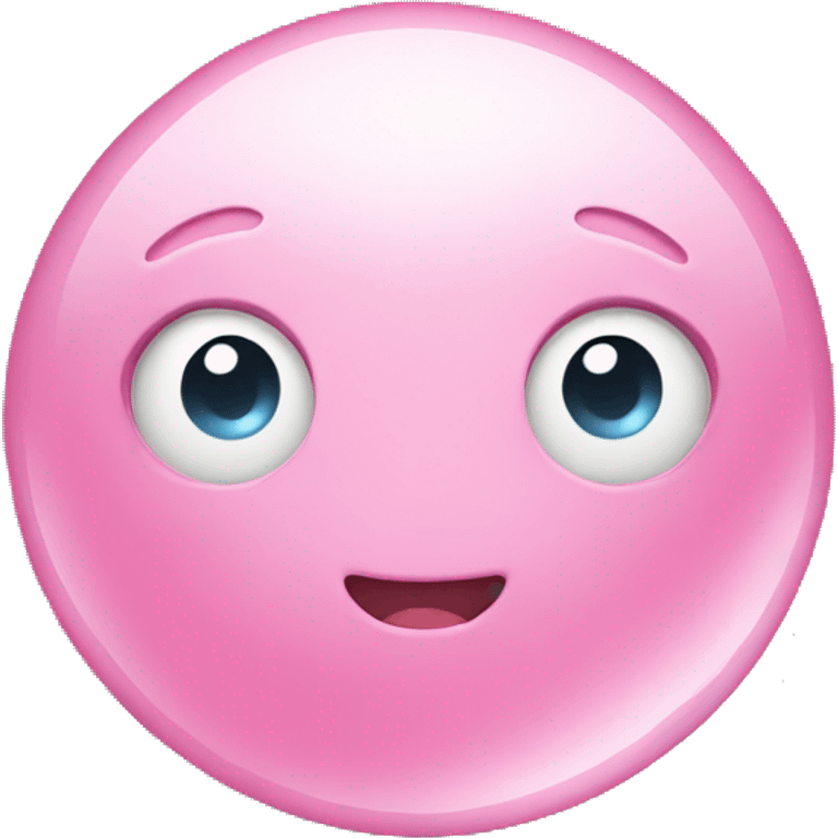 Pink bubble te emoji