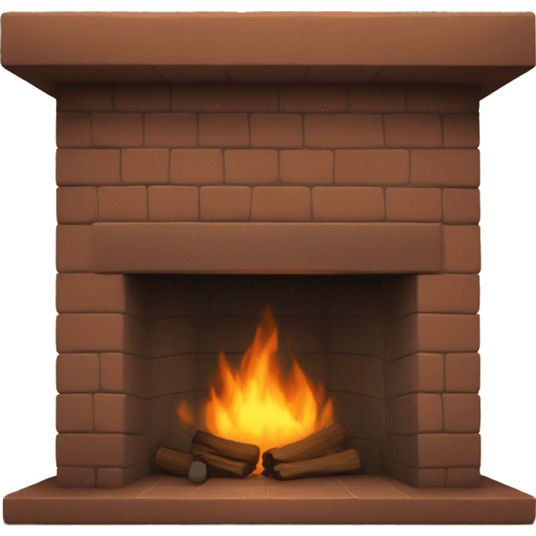 Warm fireplace emoji