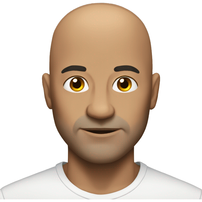 bald strong man emoji