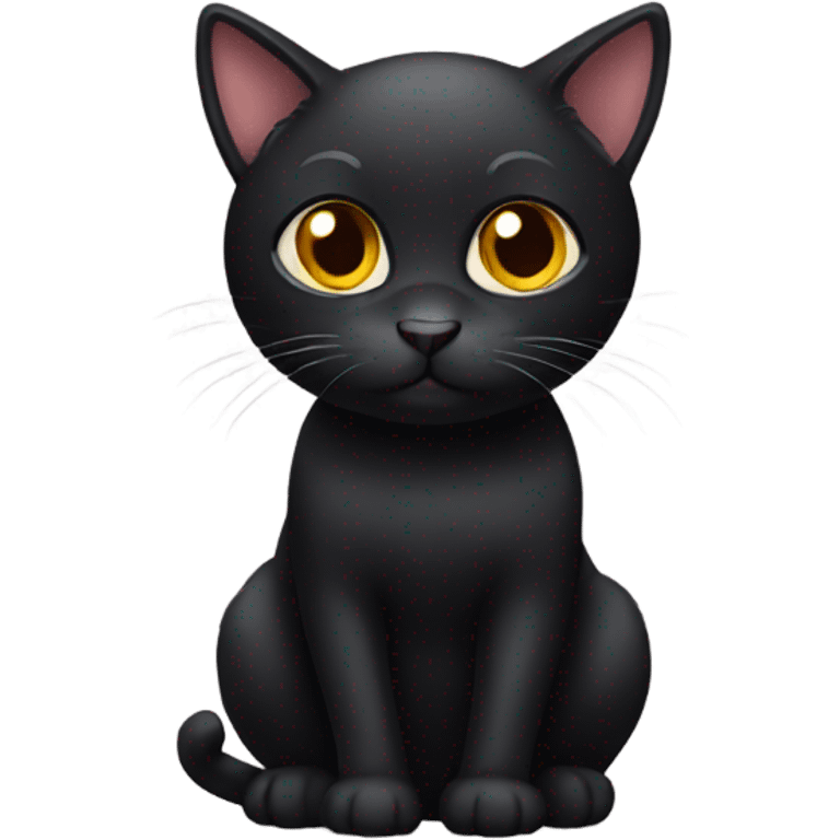 Black cat  emoji