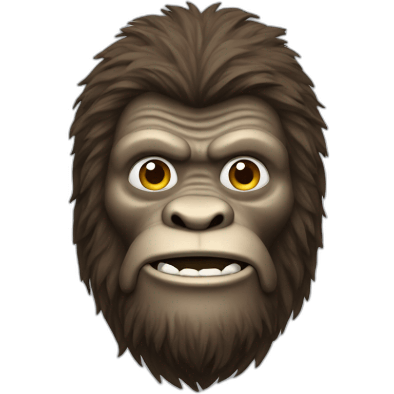 Bigfoot emoji