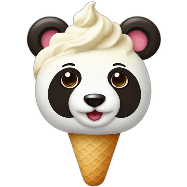 icecream panda emoji