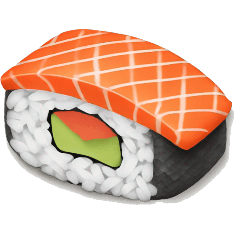 Salmon sushi emoji