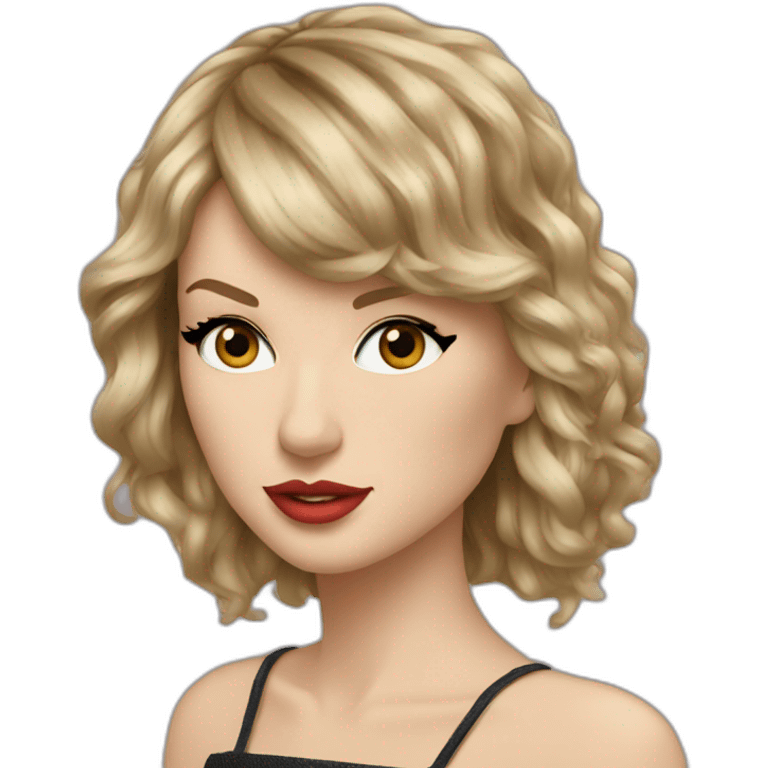 Somewhat detailed Taylor swift emoji