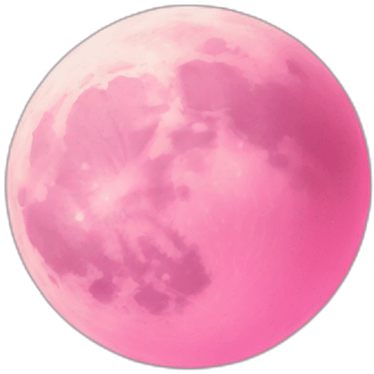 pink moon emoji