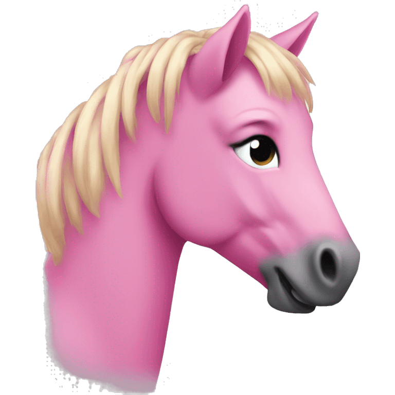 Pink pony emoji