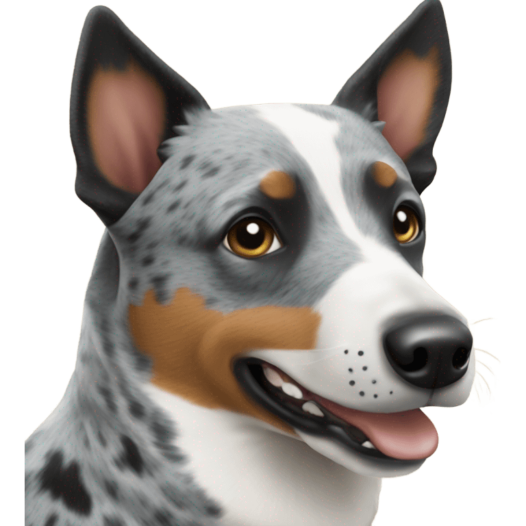 Blue heeler dog emoji