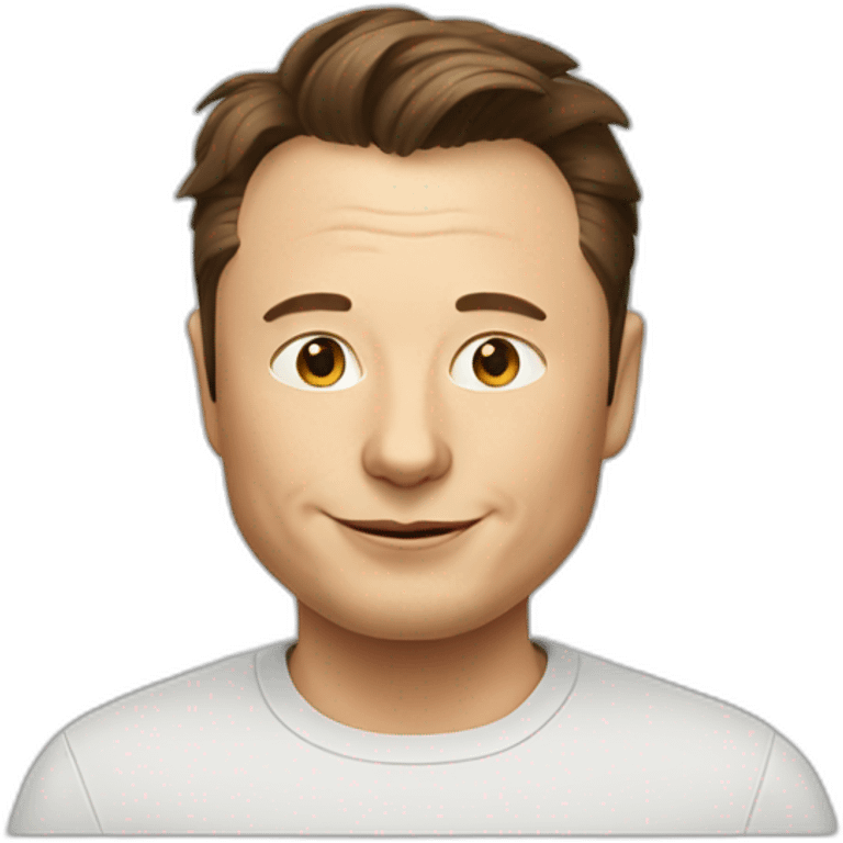 Cat like Elon musk emoji