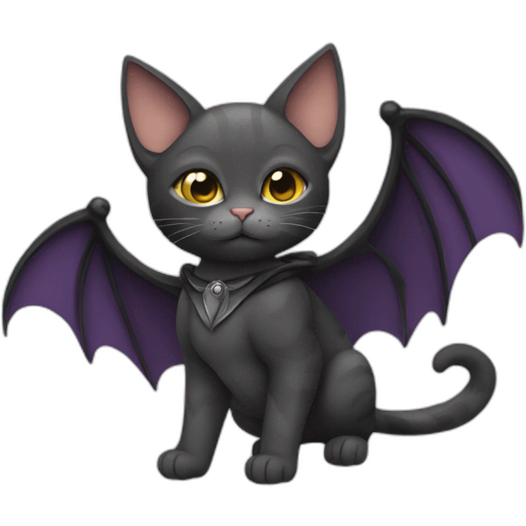 cat with bat wings emoji