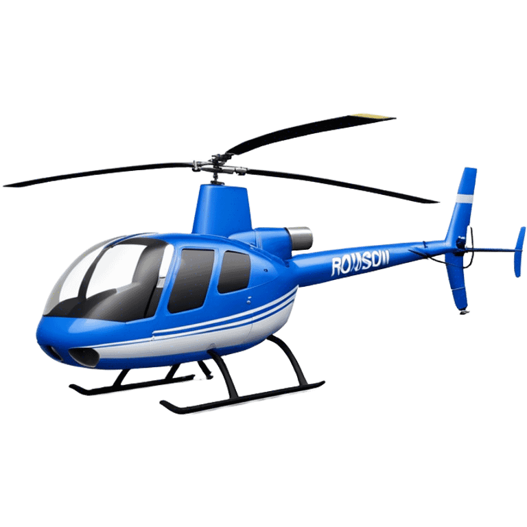 Robinson R44 - Robinson Helicopter Company (Model Year: 2021) (Iconic colour: Blue) emoji