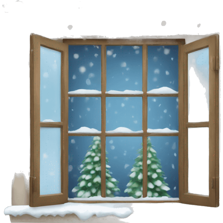 winter window emoji