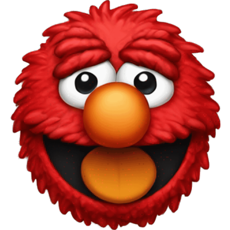 Cute Elmo head emoji