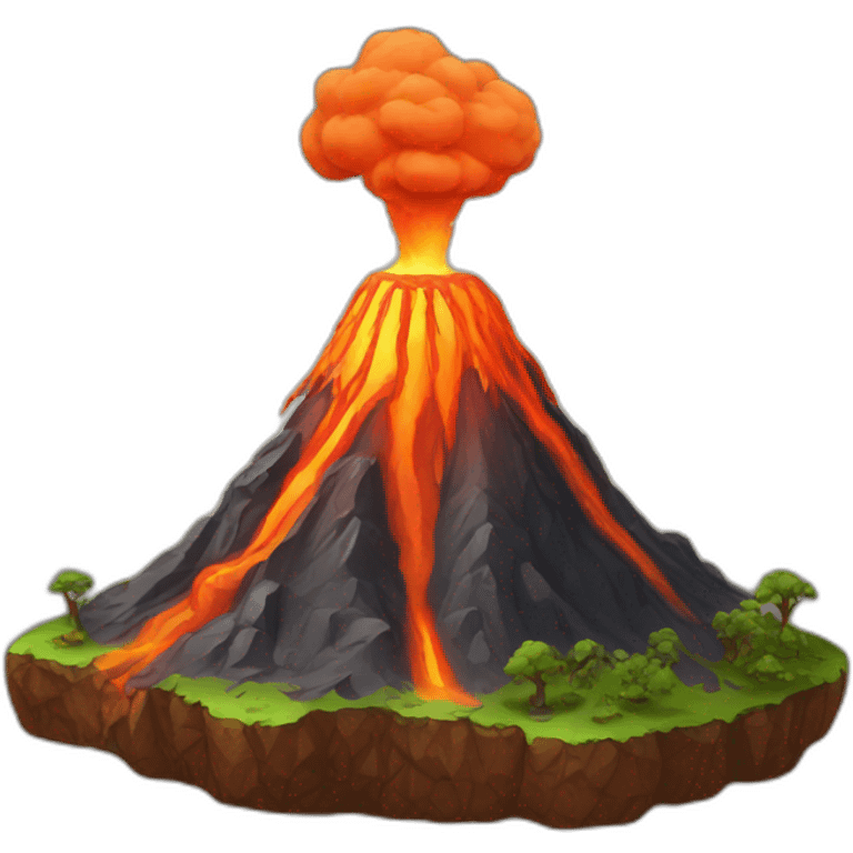 volcano emoji