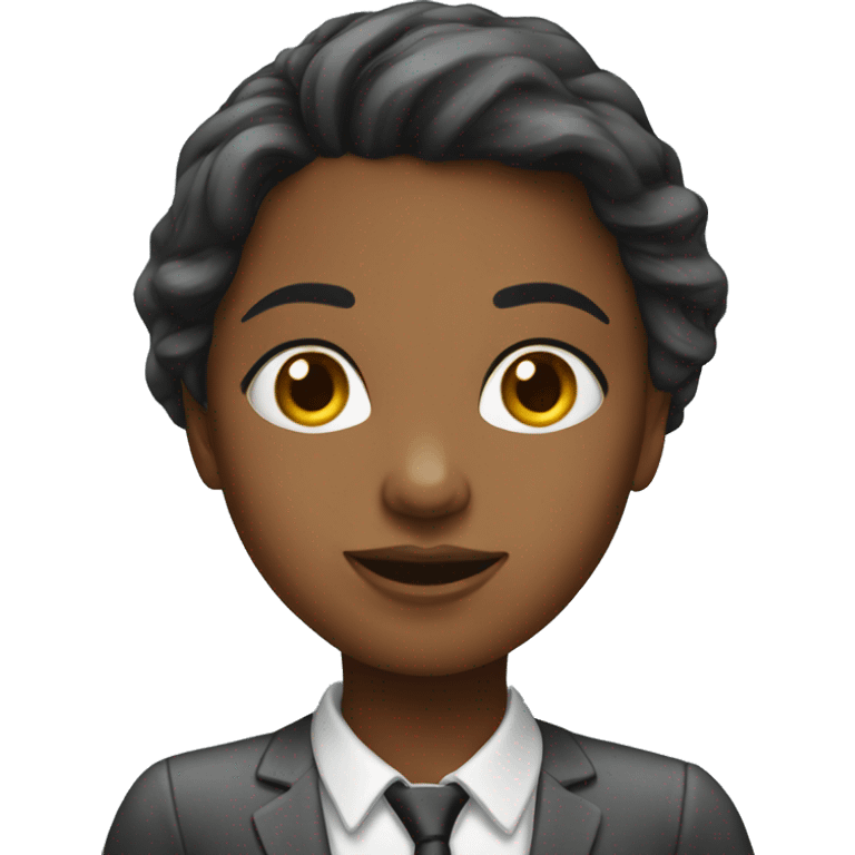 Girl in corporate office  emoji