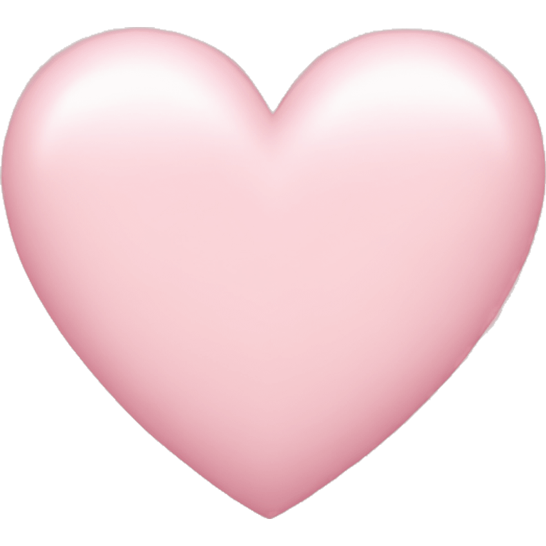 light pink heart emoji