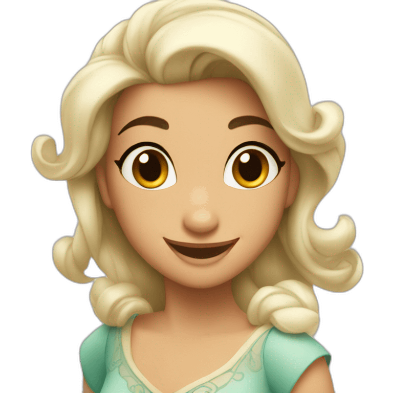 Jasmine Disney happy smile emoji