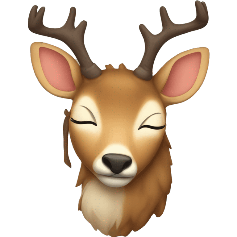 deer sleeping  emoji