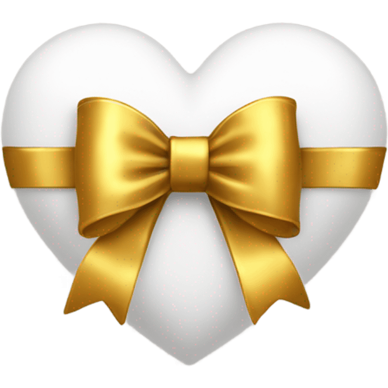 A Witze Heart with a  golden bow  emoji