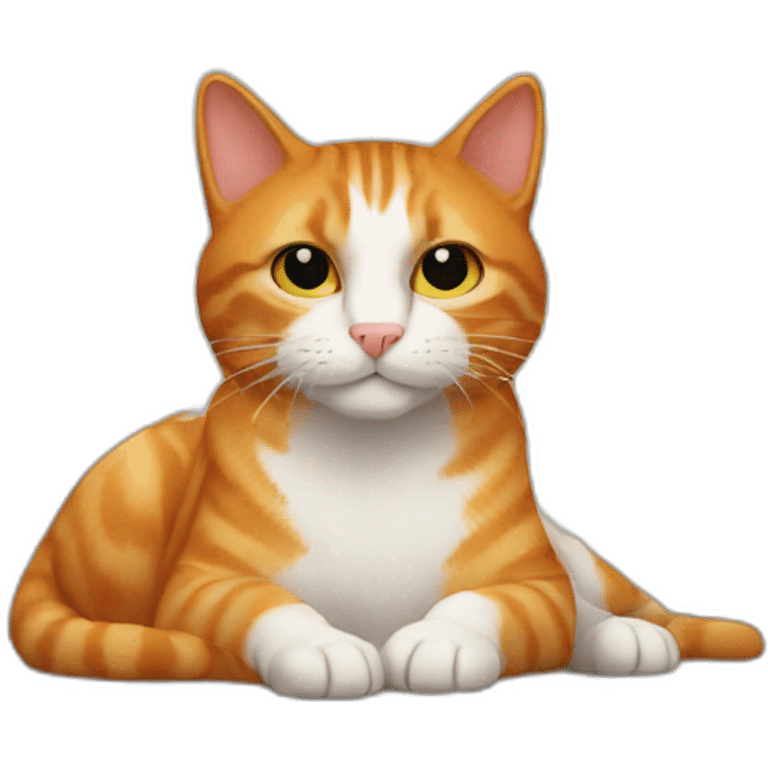 Ginger Cat on couch emoji