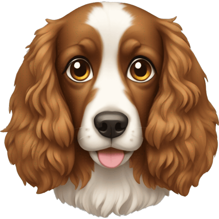 spaniel on a laptop emoji