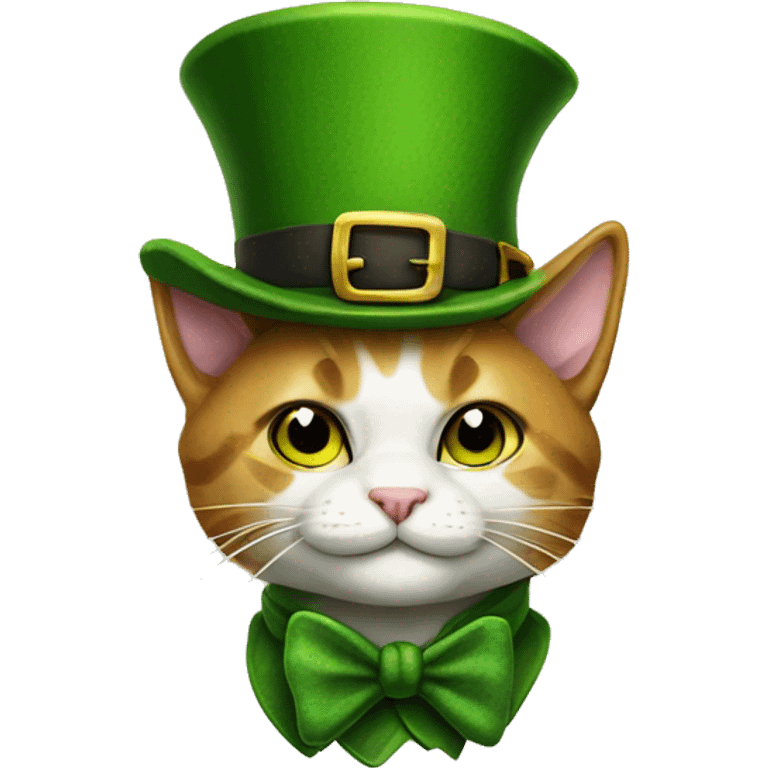 Leprechaun cat emoji