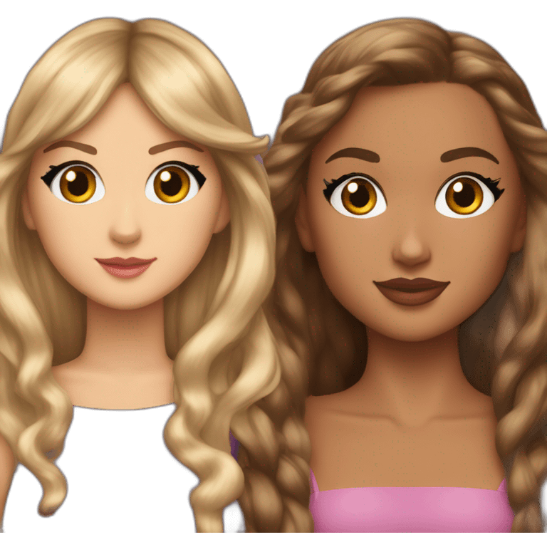 taylor swift and ariana grande emoji