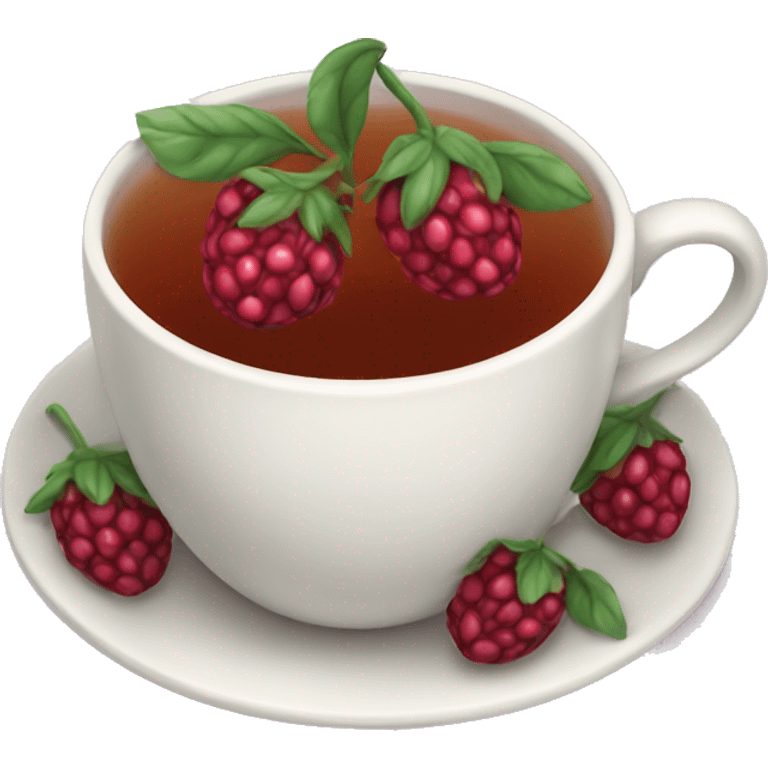 Berry tea emoji