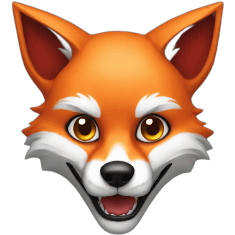 Satanic fox emoji