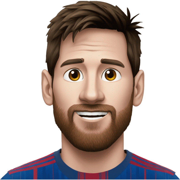 messi qui court apres ronaldo emoji