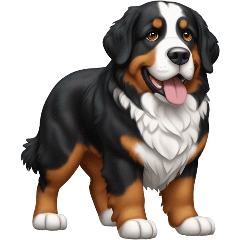 Bernese mountain dog ￼ emoji