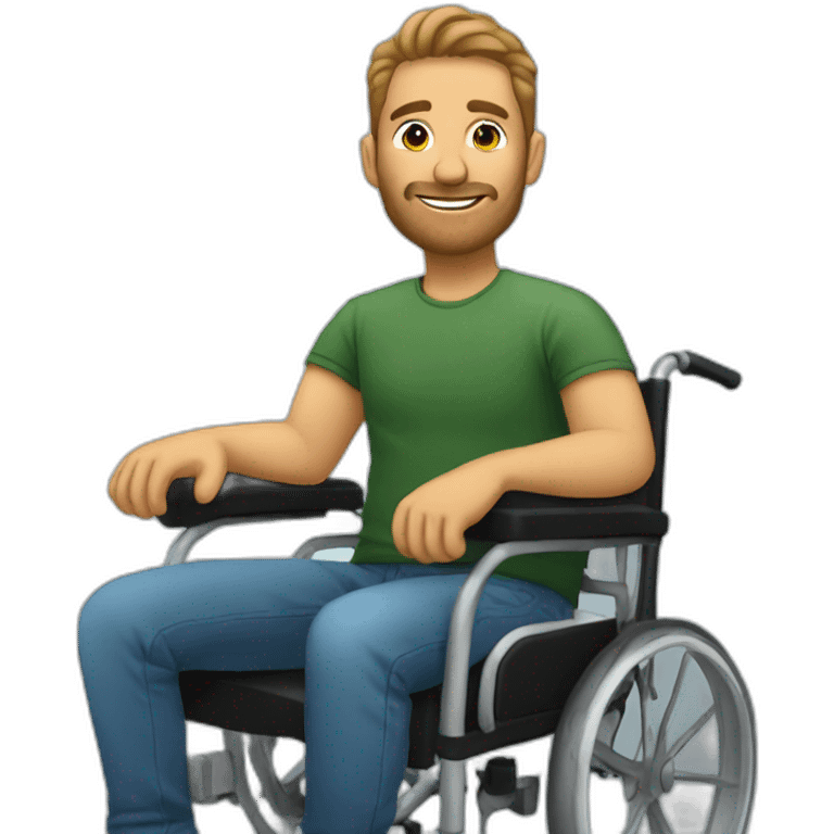 Podcaster in a wheelchair emoji