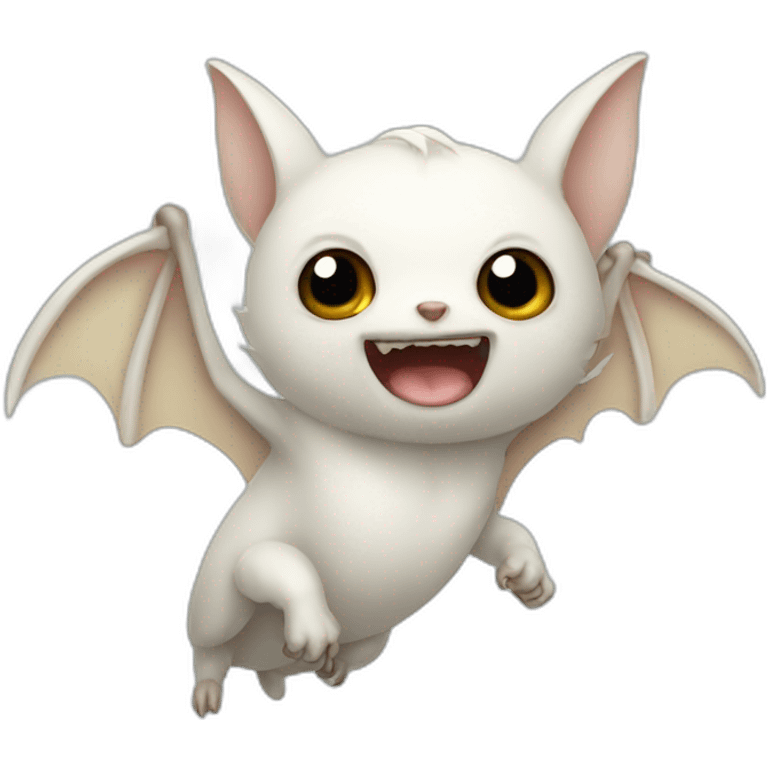 White bat emoji