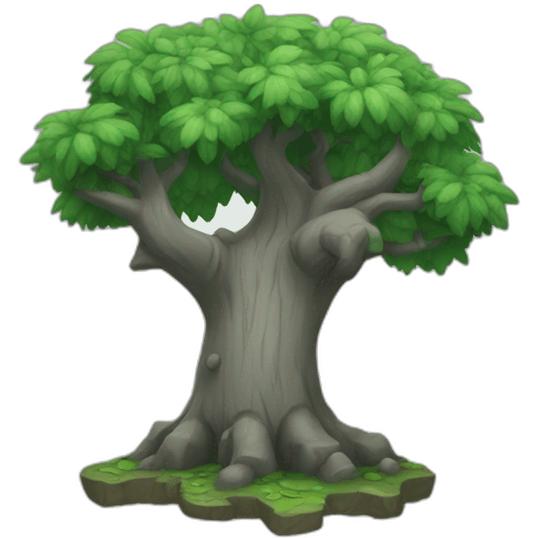 Arbre tombé emoji