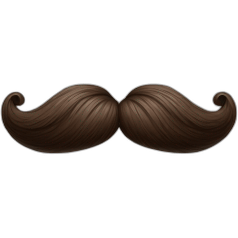 Wild mustache emoji