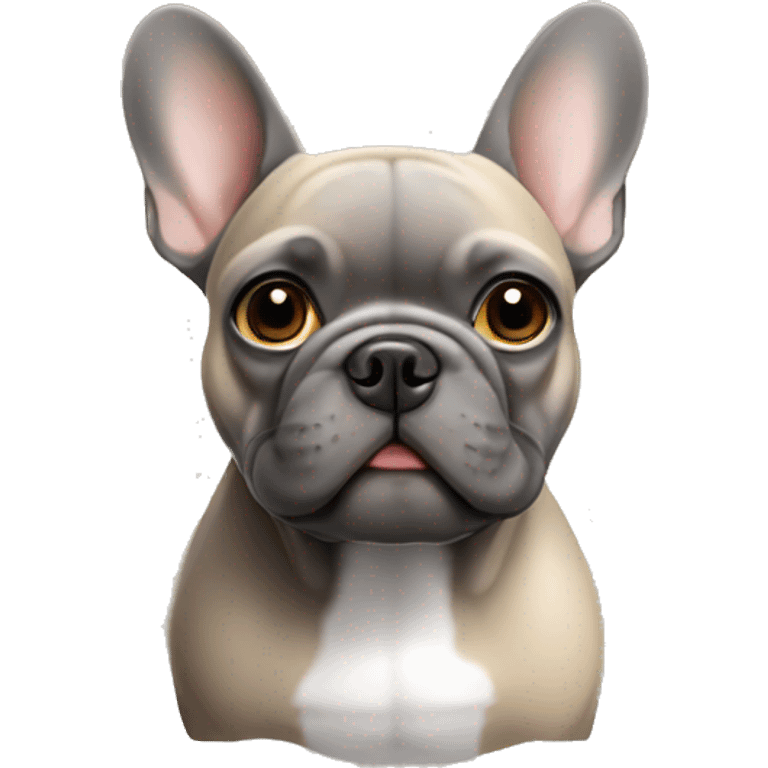 french bulldog grey and tan emoji