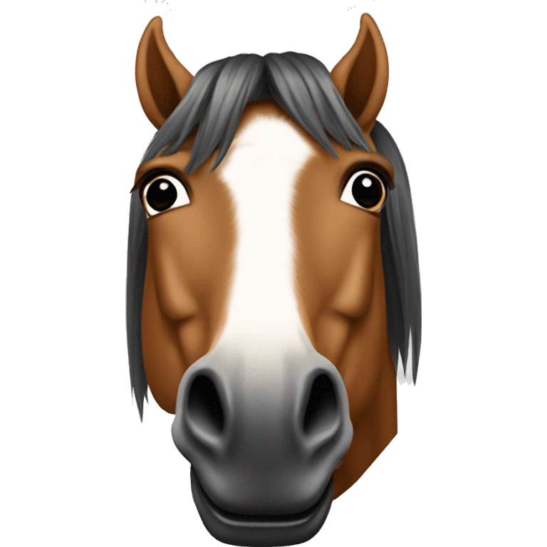 a horse upside down emoji