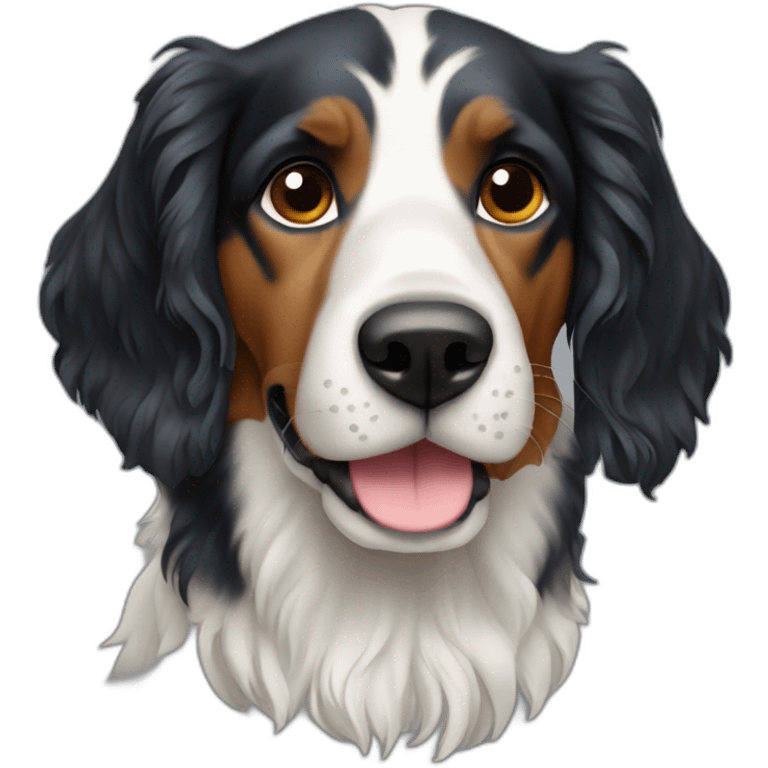 a dog setter anglais emoji