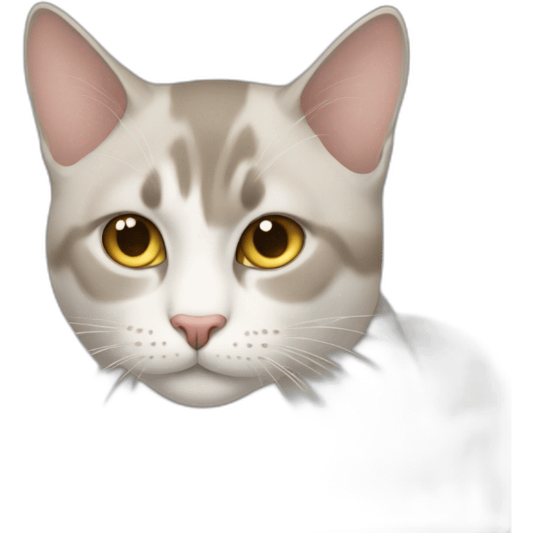 Gato asustado  emoji